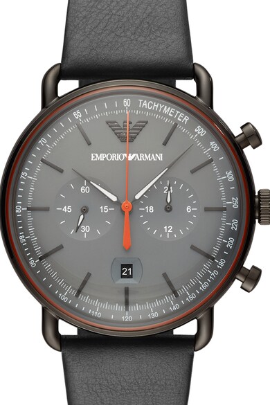 Emporio Armani Часовник с кожена каишка Мъже