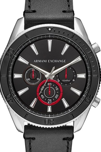 ARMANI EXCHANGE Часовник Enzo с хронометър и кожена каишка Мъже