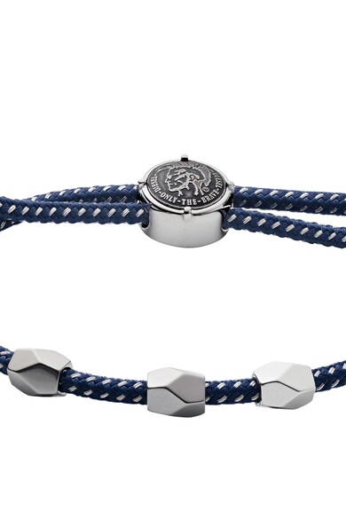 Diesel Bratara din material textil, decorata cu talismane Stackables Barbati