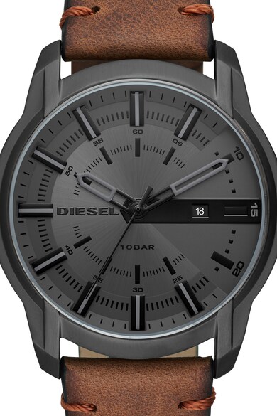 Diesel Ceas analog cu o curea de piele Armbar Barbati