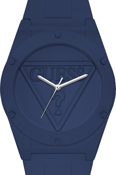 Guess Originals Унисекс часовник с три стрелки и релефно лого Мъже