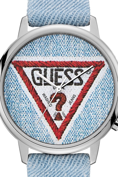 Guess Originals Uniszex kerek karóra farmer hatású megjelenéssel női