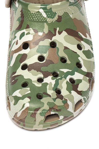 Crocs Saboti slingback roomy fit cu model camuflaj Barbati