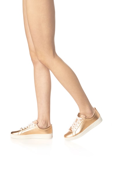 Ted Baker Pantofi sport de piele cu aspect metalizat Gielli Femei