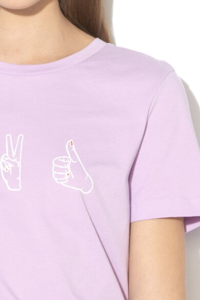 Vero Moda Tricou din bumbac organic cu imprimeu Magic Femei