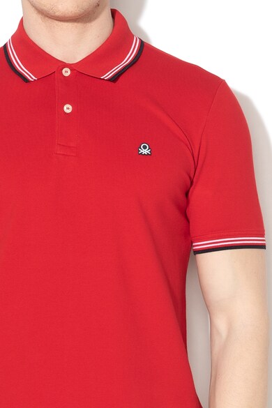 United Colors of Benetton Tricou polo cu logo brodat Barbati