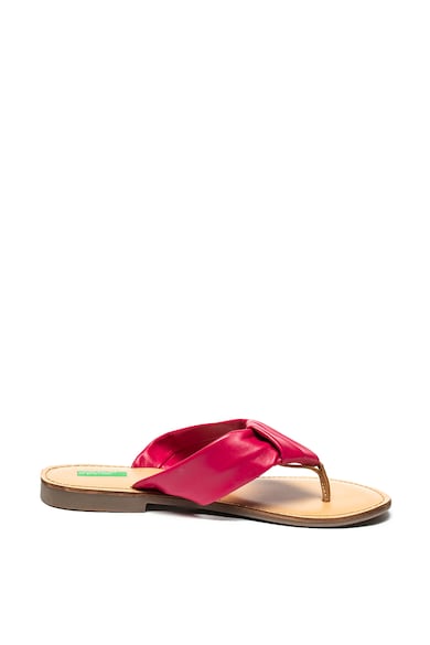 United Colors of Benetton Papuci flip-flop de piele Femei