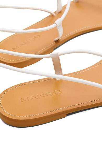 Mango Sandale de piele ecologica, cu barete incrucisate Roma Femei