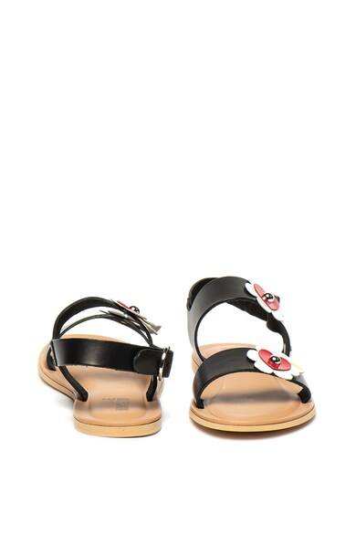 Love Moschino Sandale de piele cu aplicatii florale Femei