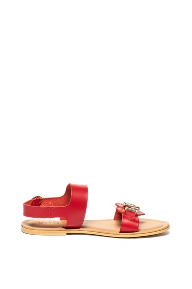 Love Moschino Sandale de piele cu aplicatie in forma de inima Femei