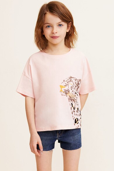 Mango Leo állatmintás póló Lány