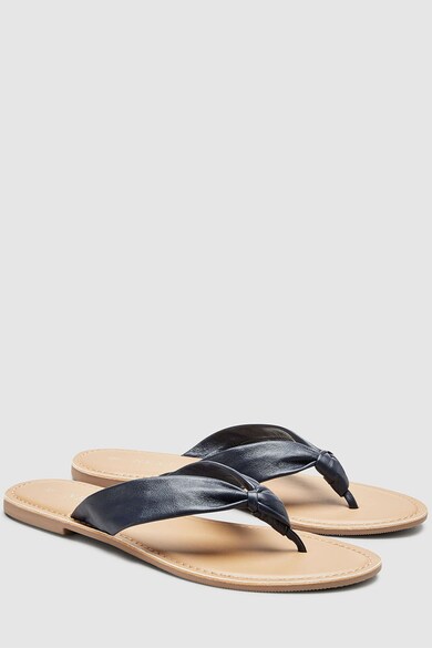 NEXT Papuci flip flop de piele Femei