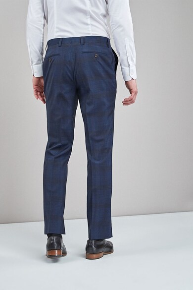 NEXT Pantaloni regular fit eleganti de lana in carouri Barbati