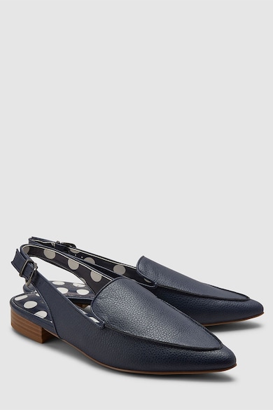 NEXT Pantofi loafer slingback de piele ecologica, cu varf ascutit Femei