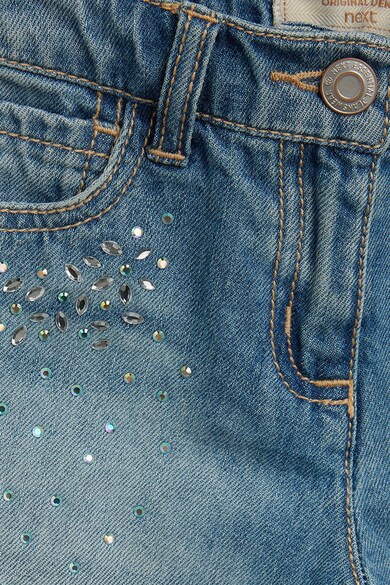 NEXT Дънков къс панталон с декоративни камъни Момичета