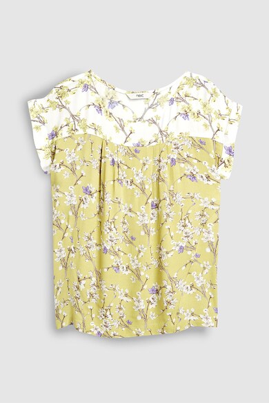NEXT Bluza cu maneci scurte si imprimeu floral Femei