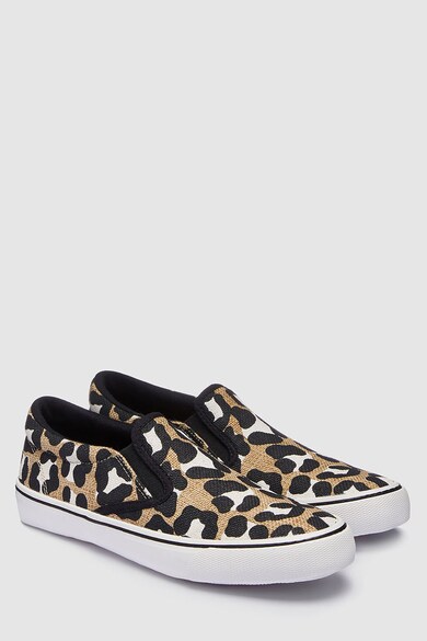 NEXT Pantofi slip on cu animal print Femei