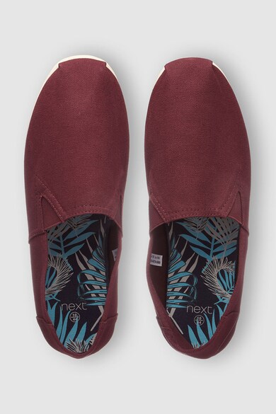 NEXT Pantofi slip on din material textil, cu talpa contrastanta Barbati