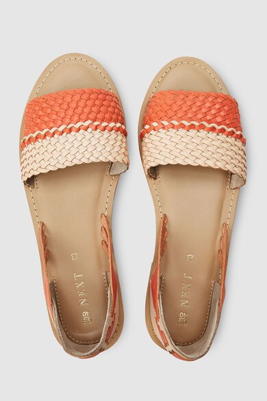 NEXT Кожени сандали с плетени детайли Жени