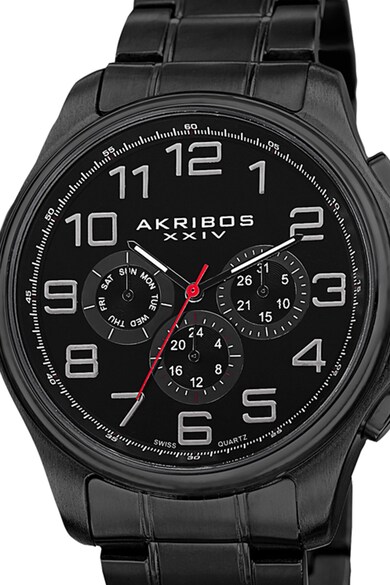 AKRIBOS XXIV Мултифункционален часовник с метална каишка Мъже