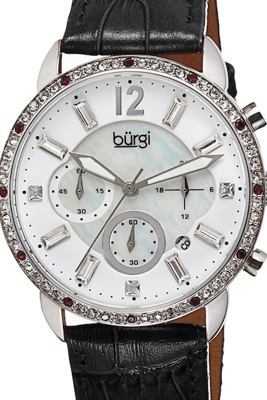BURGI Ceas cronograf decorat cu cristale Femei