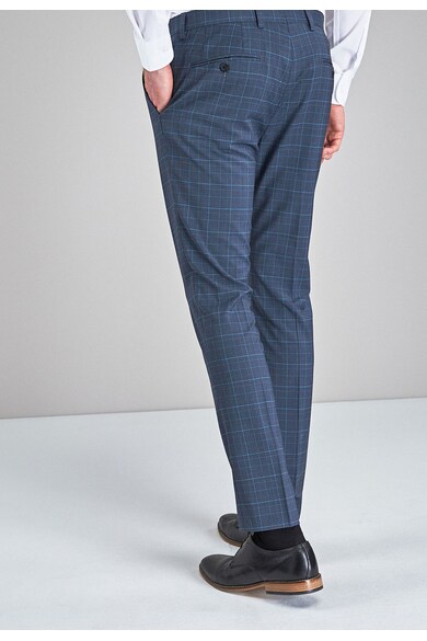 NEXT Pantaloni eleganti super skinny cu model in carouri Barbati