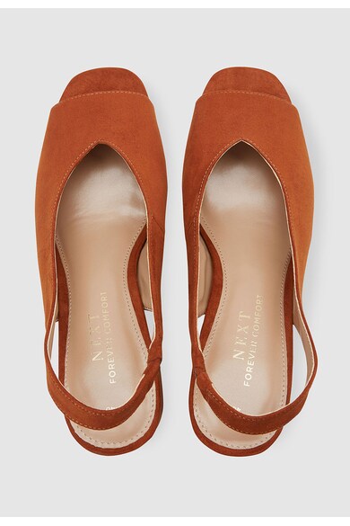 NEXT Sandale slingback de piele intoarsa ecologica Femei