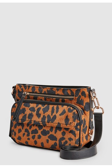 NEXT Geanta crossbody cu animal print Femei