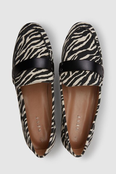 NEXT Pantofi loafer cu imprimeu zebra Femei