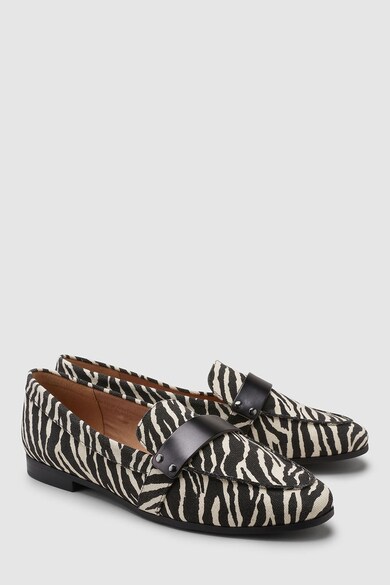 NEXT Pantofi loafer cu imprimeu zebra Femei