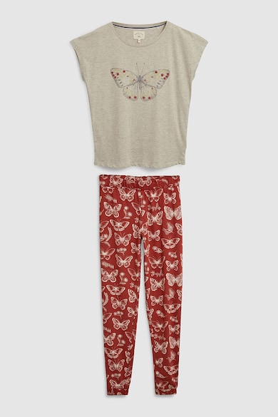 NEXT Set de bluza si pantaloni de pijama cu imprimeu fluture Femei