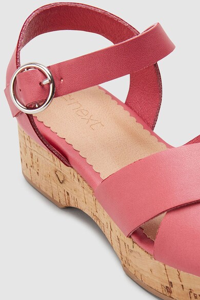 NEXT Sandale wedge de piele ecologica Fete