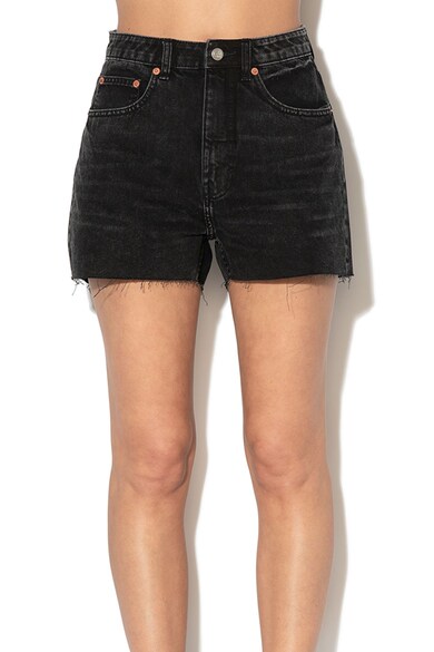 Cheap Monday Pantaloni scurti din denim cu talie inalta Donna Femei