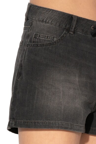 Cheap Monday Pantaloni scurti din denim cu snur pentru ajustare Streak Femei