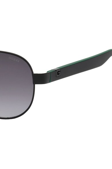 GUESS Ochelari de soare aviator de metal Barbati