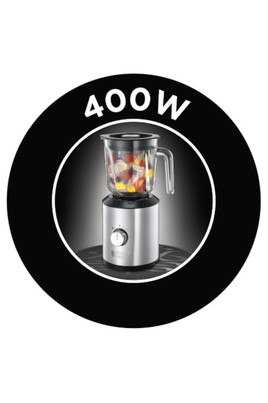 Russell Hobbs Blender  Compact Home , 400 W, 1 L, Design compact, Inox Femei