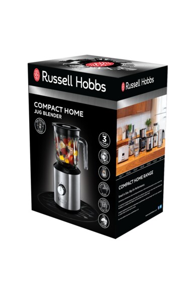 Russell Hobbs Blender  Compact Home , 400 W, 1 L, Design compact, Inox Femei