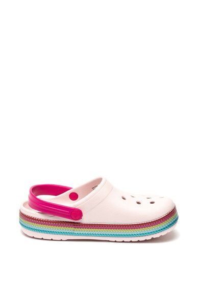 Crocs Saboti relaxed fit cu bareta slingback si paiete Fete