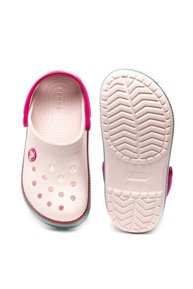 Crocs Saboti relaxed fit cu bareta slingback si paiete Fete