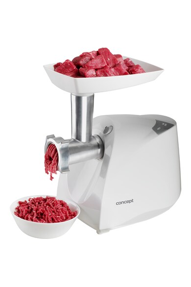 Concept Masina de tocat carne  , 3000 W, 3 site, 1.5 kg/ min, accesoriu pentru carnati, Alb Femei