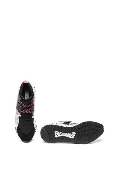 Steve Madden Pantofi sport cu insertii de piele intoarsa si talpa wedge Cliff Femei