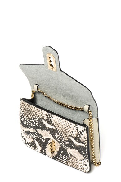 Chiara Canotti Geanta crossbody de piele cu model animal print Femei