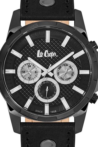 Lee Cooper Ceas quartz cu o curea de piele Barbati