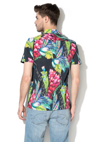 DESIGUAL Camasa cu maneci scurte si model floral Darragh Barbati