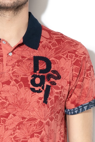 DESIGUAL Tricou polo cu imprimeu Traze Barbati