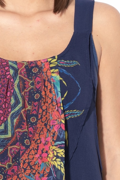 DESIGUAL Блуза Adri без ръкави с флорален десен Жени