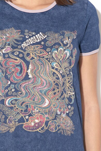 DESIGUAL Tricou cu imprimeu grafic Sheffield Femei