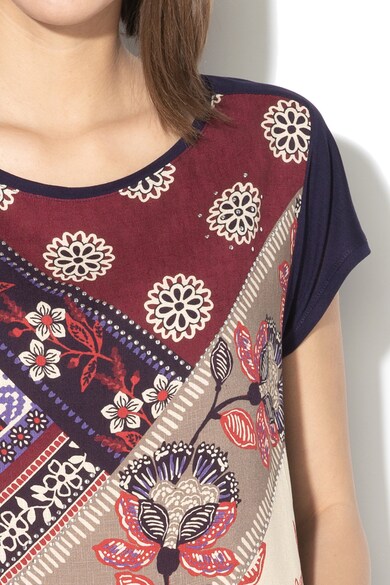 DESIGUAL Tricou cu imprimeu floral Ganges Femei