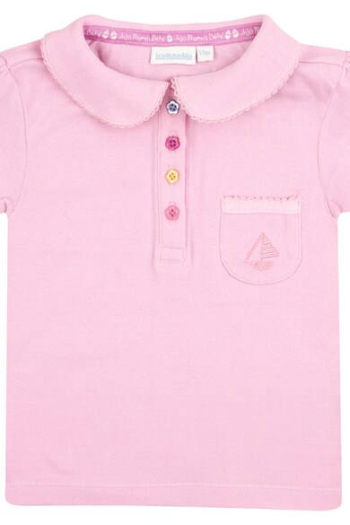 JoJo Maman Bebe Tricou polo de bumbac Fete