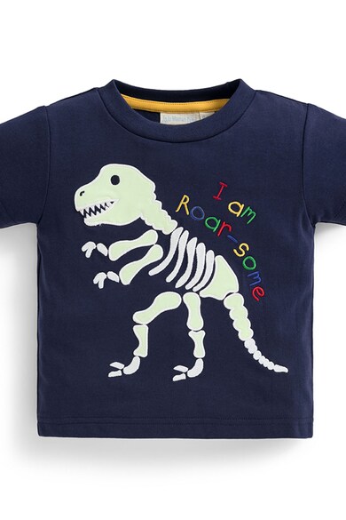 JoJo Maman Bebe Tricou cu imprimeu dinozaur Baieti